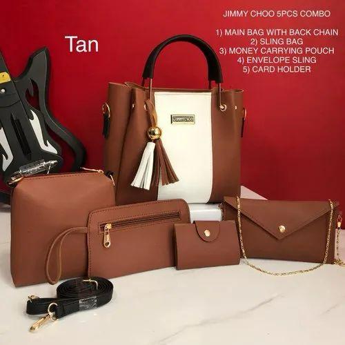 5 pieces high quality Ladies bag