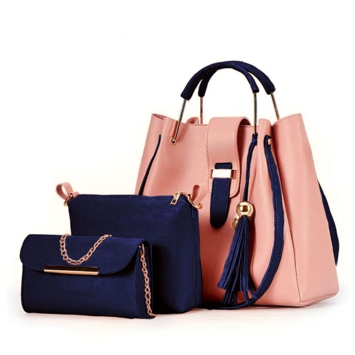 Luxurious 3-Piece Handbag Set