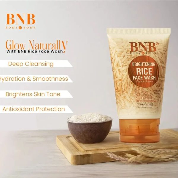 ✨ Glow Naturally with the BNB Rice Extract Brightening Skincare Kit! 🌸