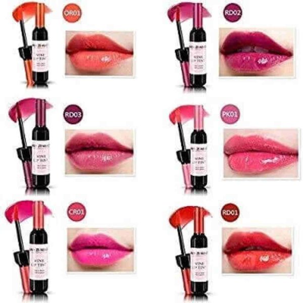 Wine Lip Tint Matte Set Of 6